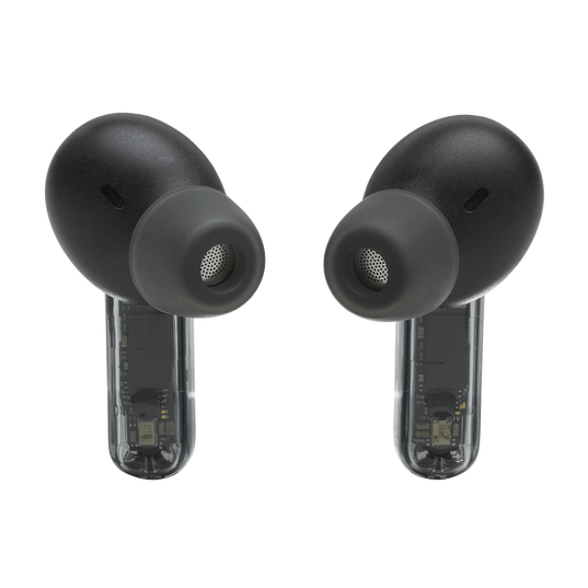 JBL Tune Beam Ghost Edition - Black Ghost - True wireless Noise Cancelling earbuds - Back